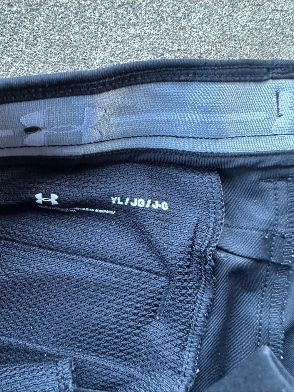 Under Armour Black Straight Leg Golf Pants